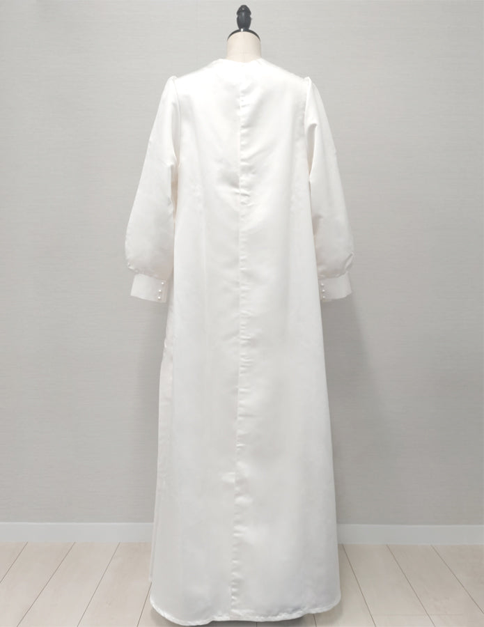 ブルームリュクスのエンディングドレスはご家族が着せてあげることもできるほど着用方法が簡単です
